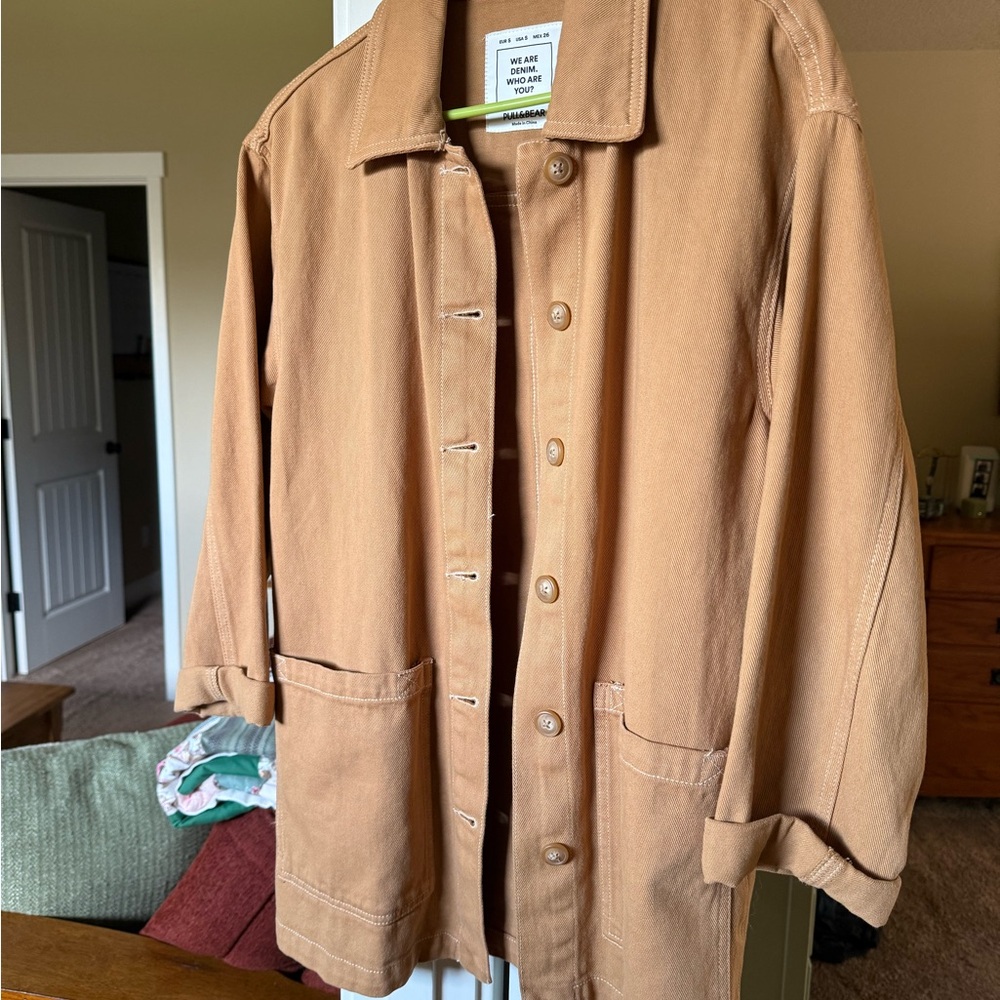 Pull&Bear Camel Utility Jacket